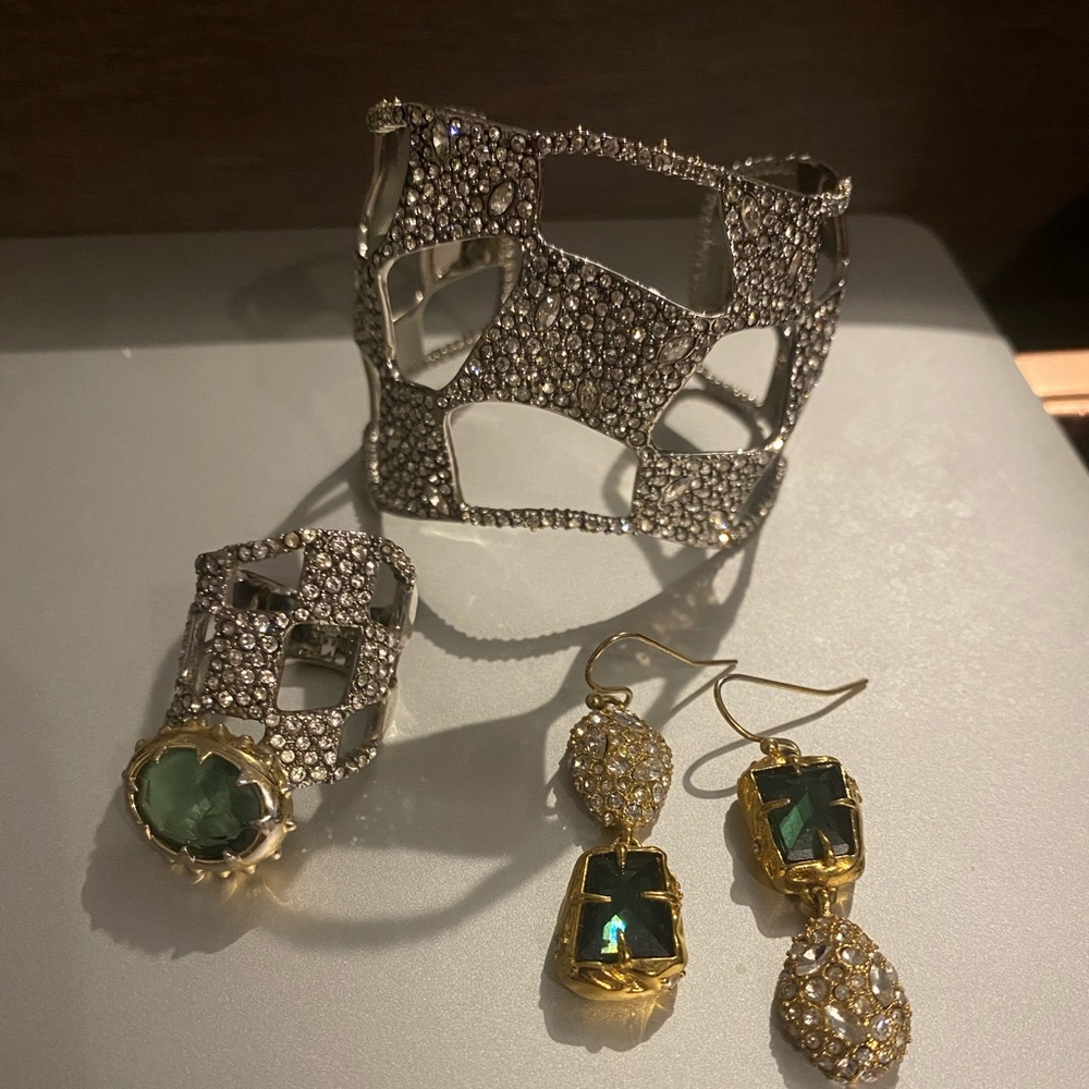Alexis Bittar Cuff Earing and Ring Set
